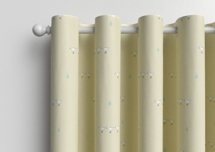Puddle Down, Mummy Duck Shell - Made to Measure Curtains - Image 12